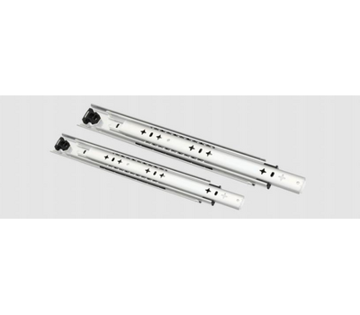 Шариковые направляющие, 750x53x19 мм. Выдвижение 750 мм, нагрузка до 40 кг